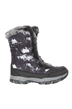 Mountain Warehouse Extreme Snowflake Womens Long Snow Boots - IsoDry Black  Womens Shoe Size 6 US : : Clothing, Shoes & Accessories