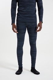 Alpine Camo pantalones sin costuras para hombre Blau Camo
