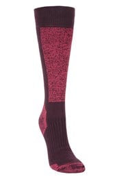 Extreme Comfort Chaussettes de marche Femme Bordeaux