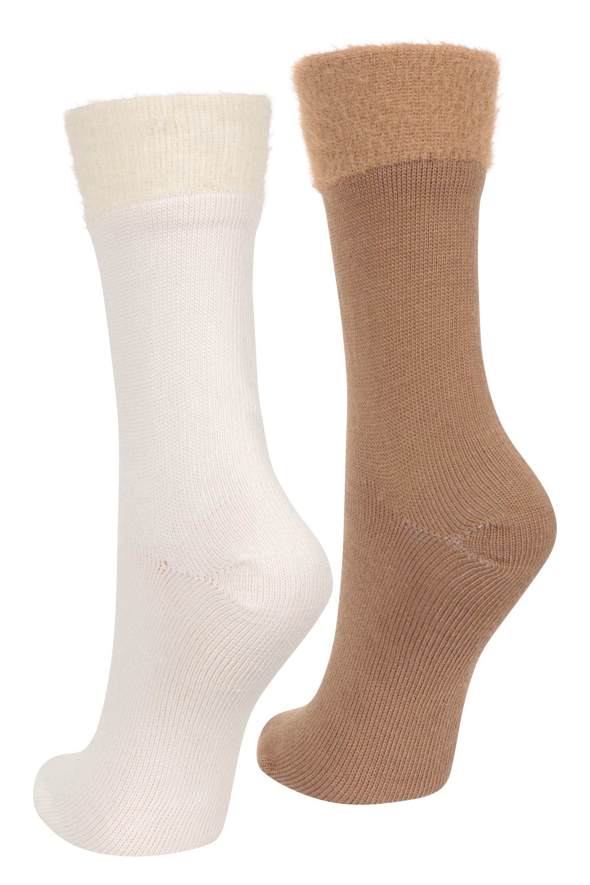 Womens Fluffy Socks 2-Pack
