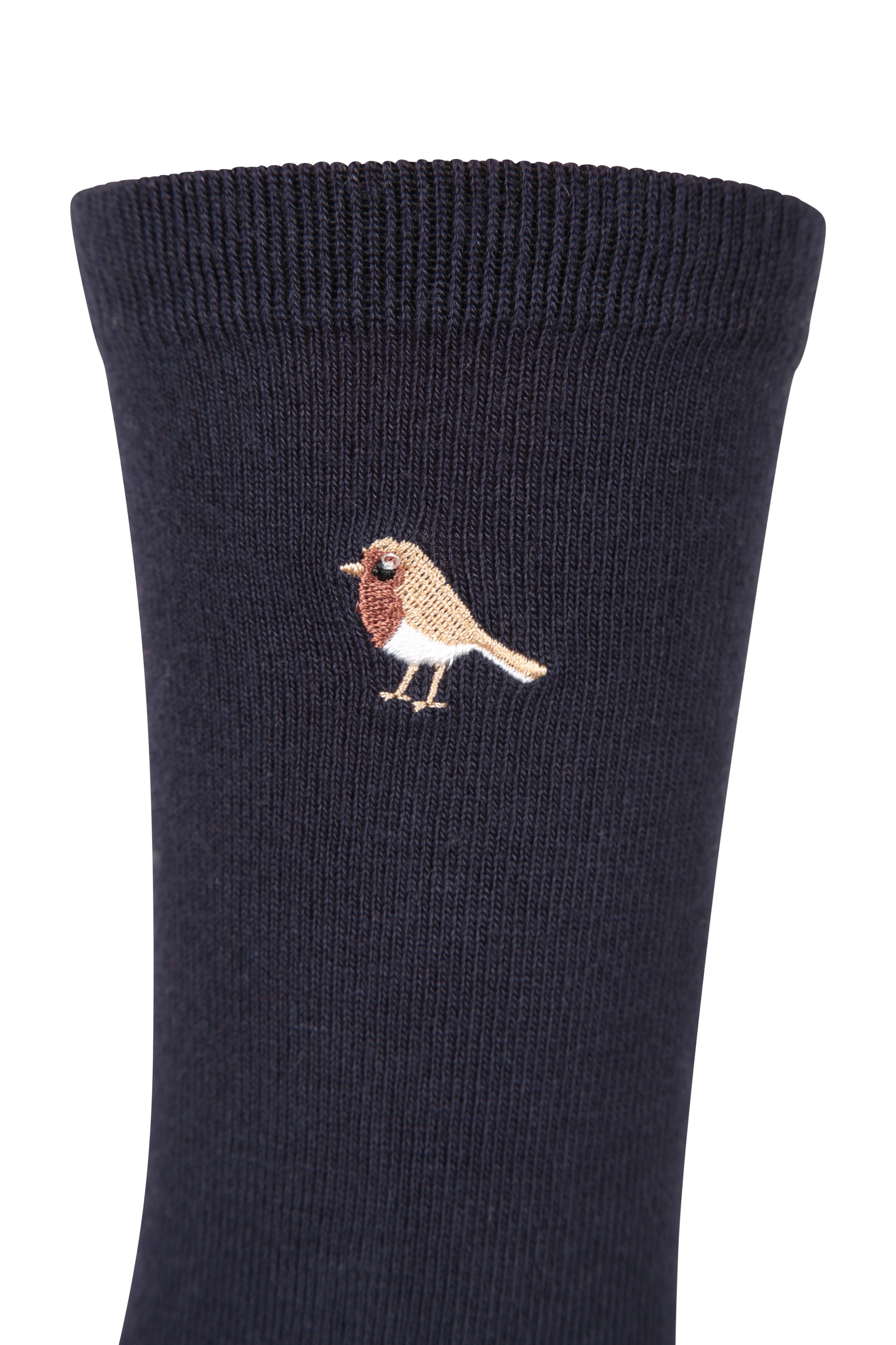 Bamboo Womens Embroidered Socks 3-Pack