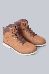 Harrison Mens Waterproof Boots Brown