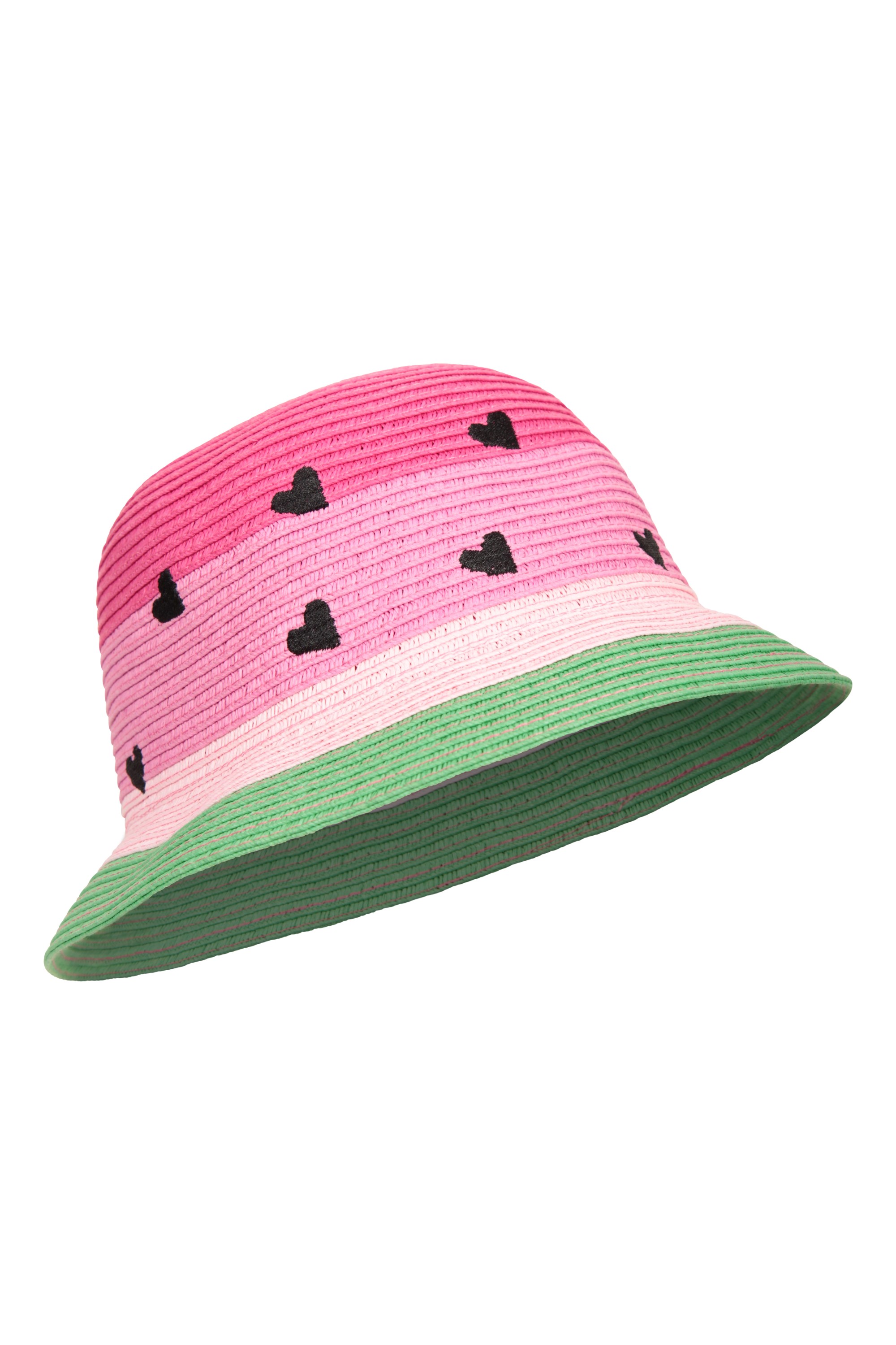 Dziecięcy kapelusz typu cloche w arbuzy - Pink