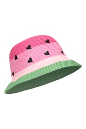 Watermelon Kids Cloche Hat Pink