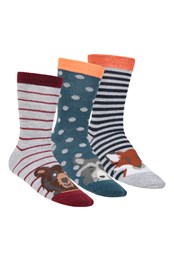 Recycled Character Kids Socks Grey