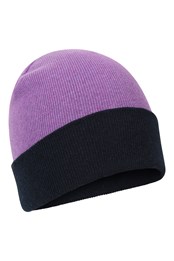 Augusta Womens Recycled Reversible Beanie Lilac