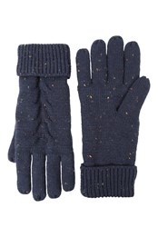 Mens Fleck Knitted Gloves