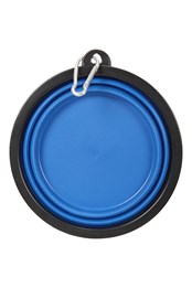 Folding Bowl With Karabiner - 650ml Blue