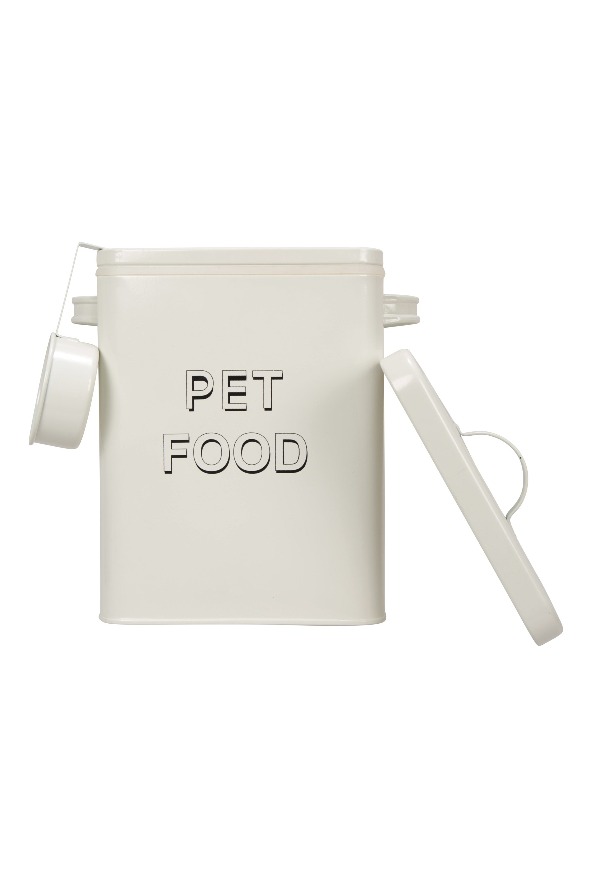 Enamel dog food outlet storage bin