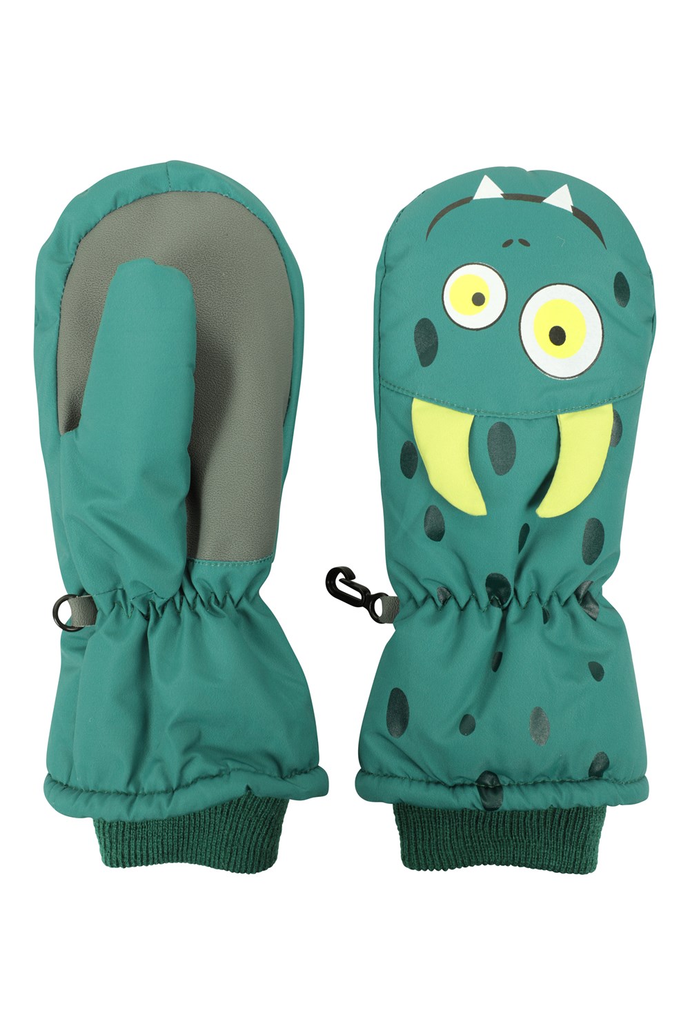 Mountain Warehouse Critter Kids Ski Mittens Water Resistant Boys Hand Cover - Picture 11 of 32