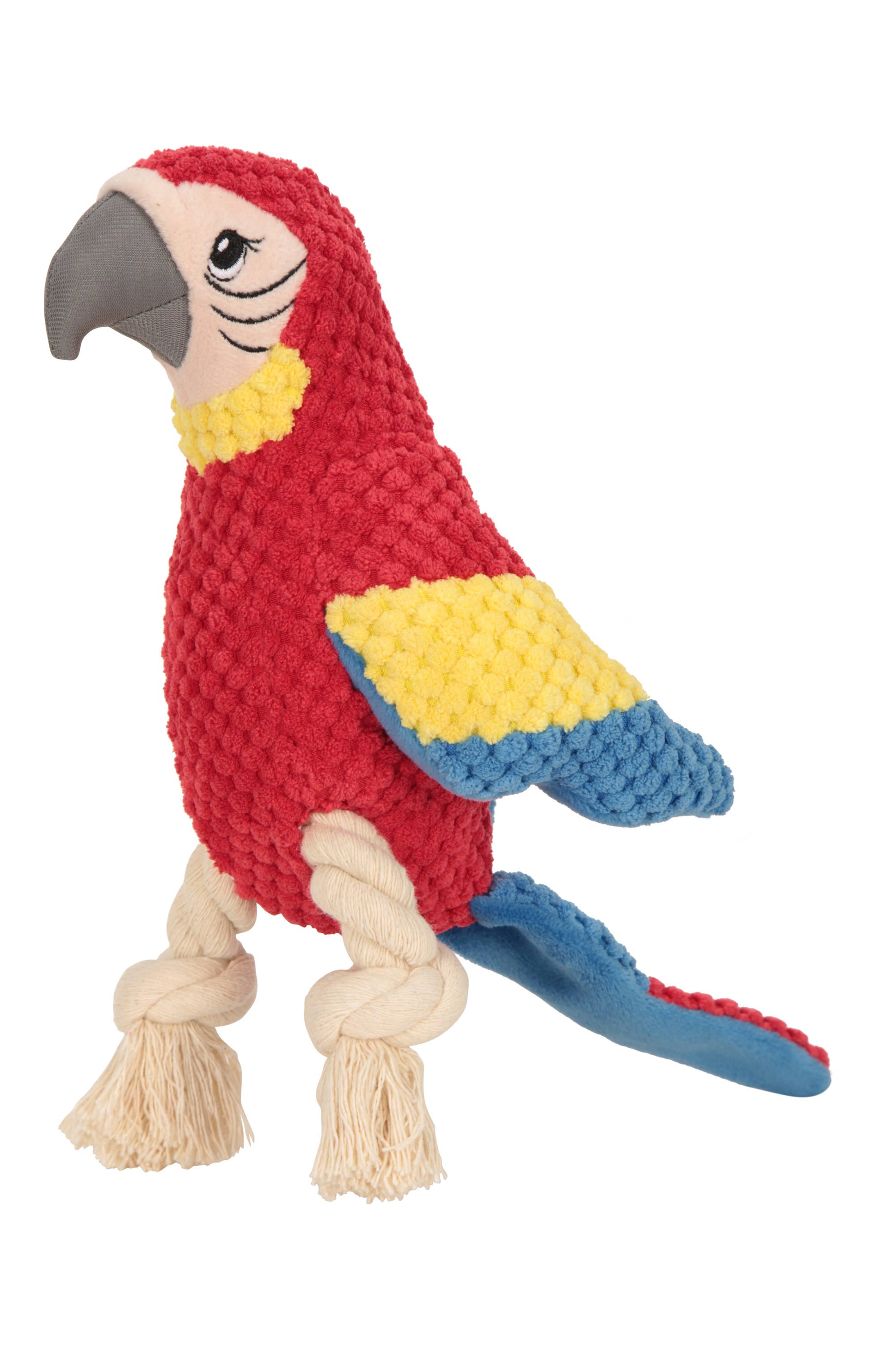 Parrot Rope Toy - Red