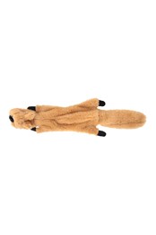 Squirrel Squeaky Toy Brown