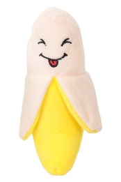 Soft Squeaky Banana Toy Yellow