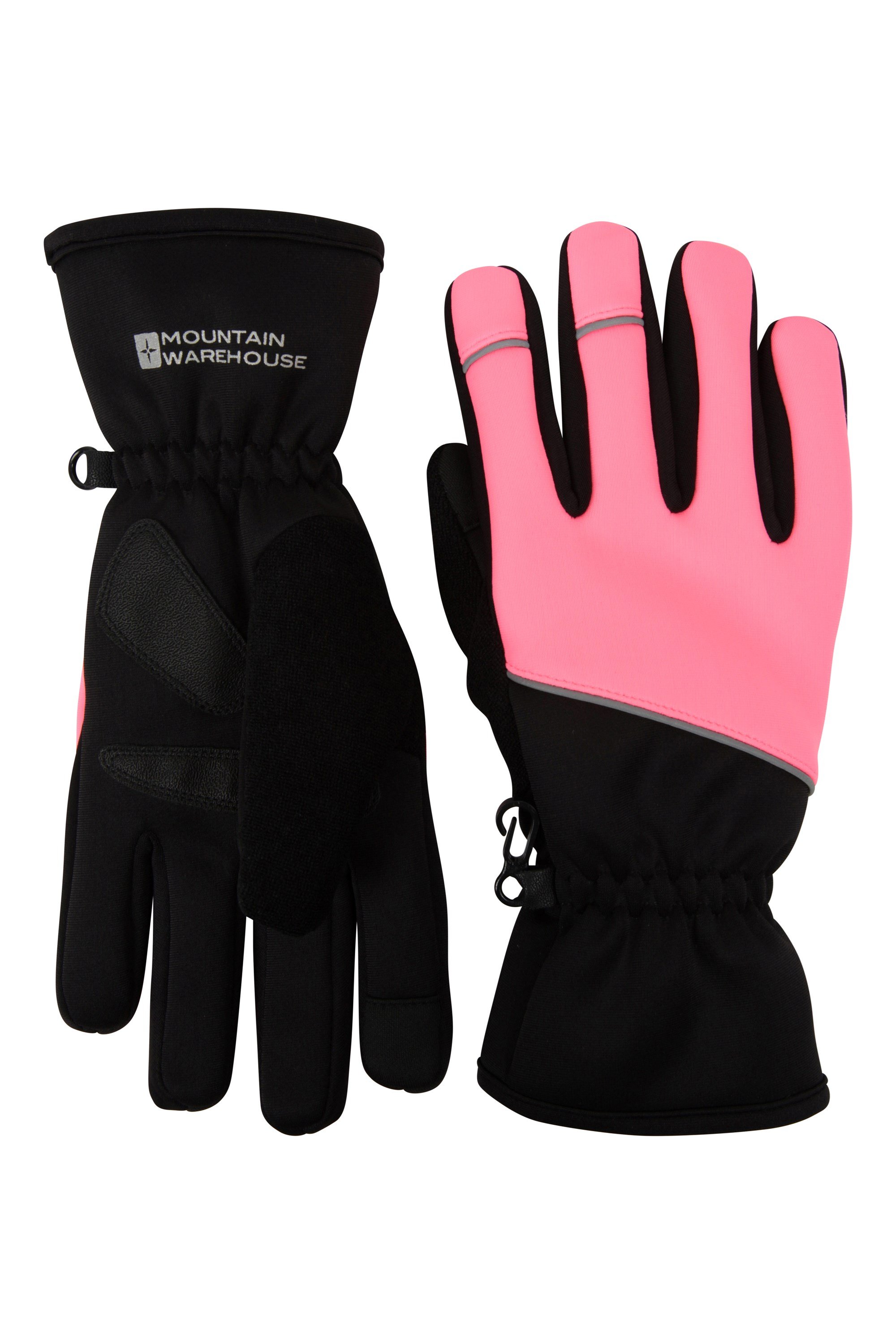 Mountain Warehouse Swift Womens Water-Resistant Cycling Gloves - Pink | Size S-M