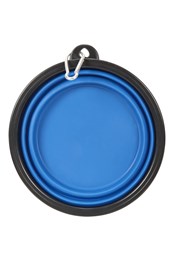 Folding Bowl With Karabiner - 1000ml Blue