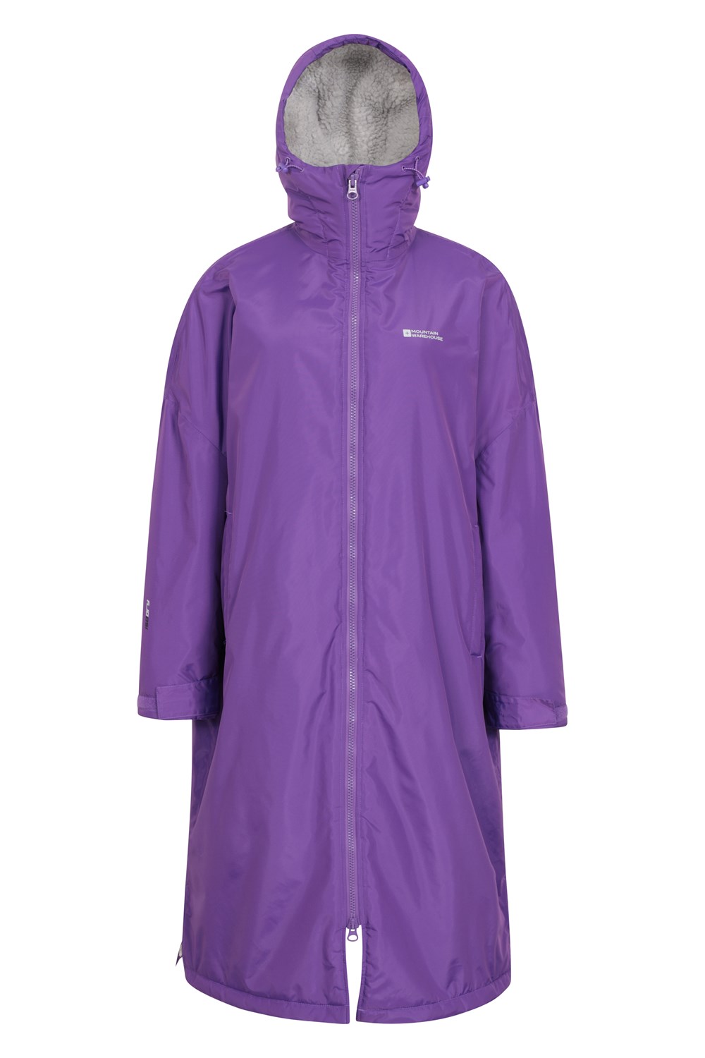 Pre-owned Mountain Warehouse Tidal Borg Lined Waterproof Womens Change Robe