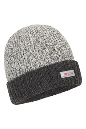 Thinsulate Mens Knitted Beanie Grey