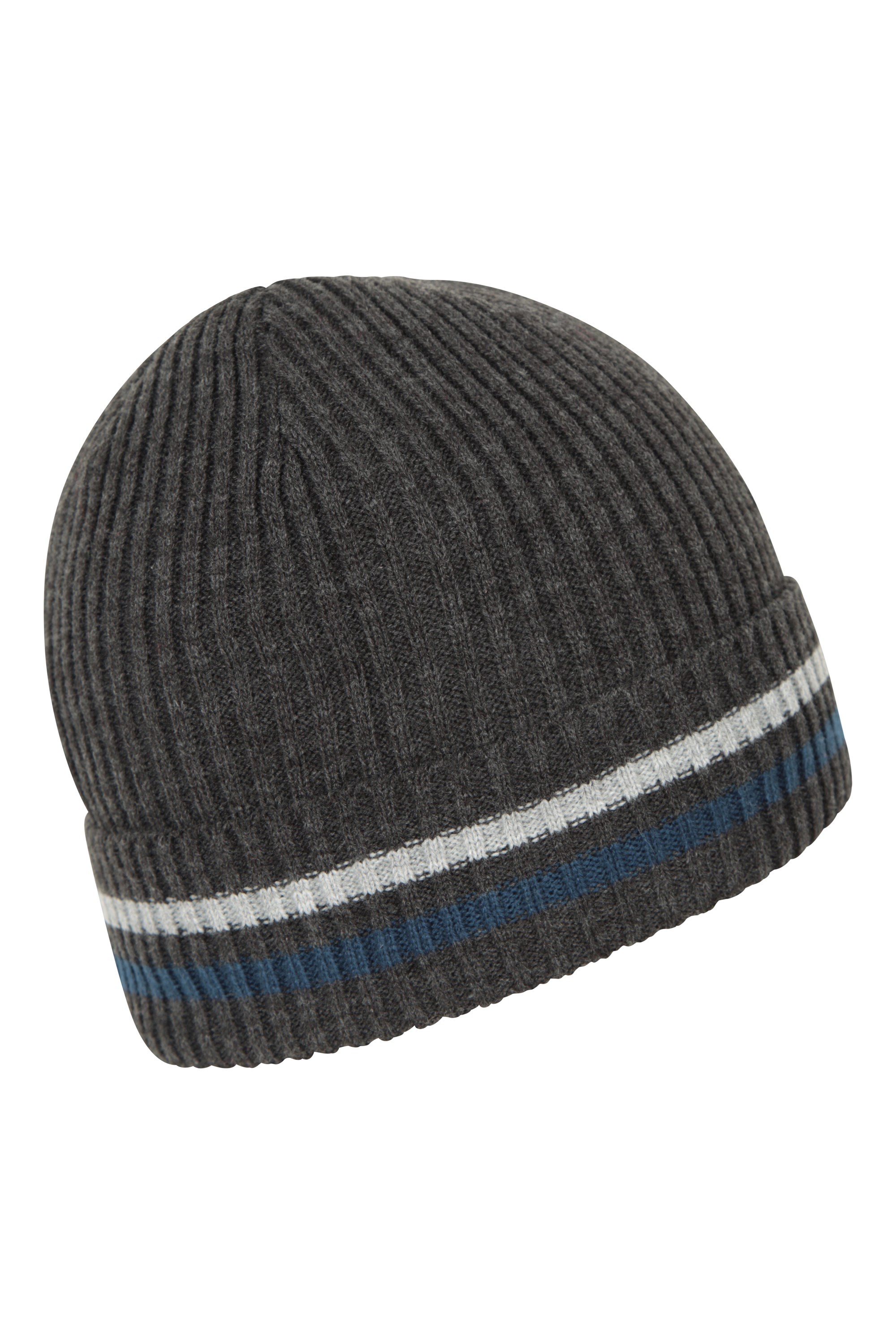 Yeti Striped Fur Lined Thermal Beanie