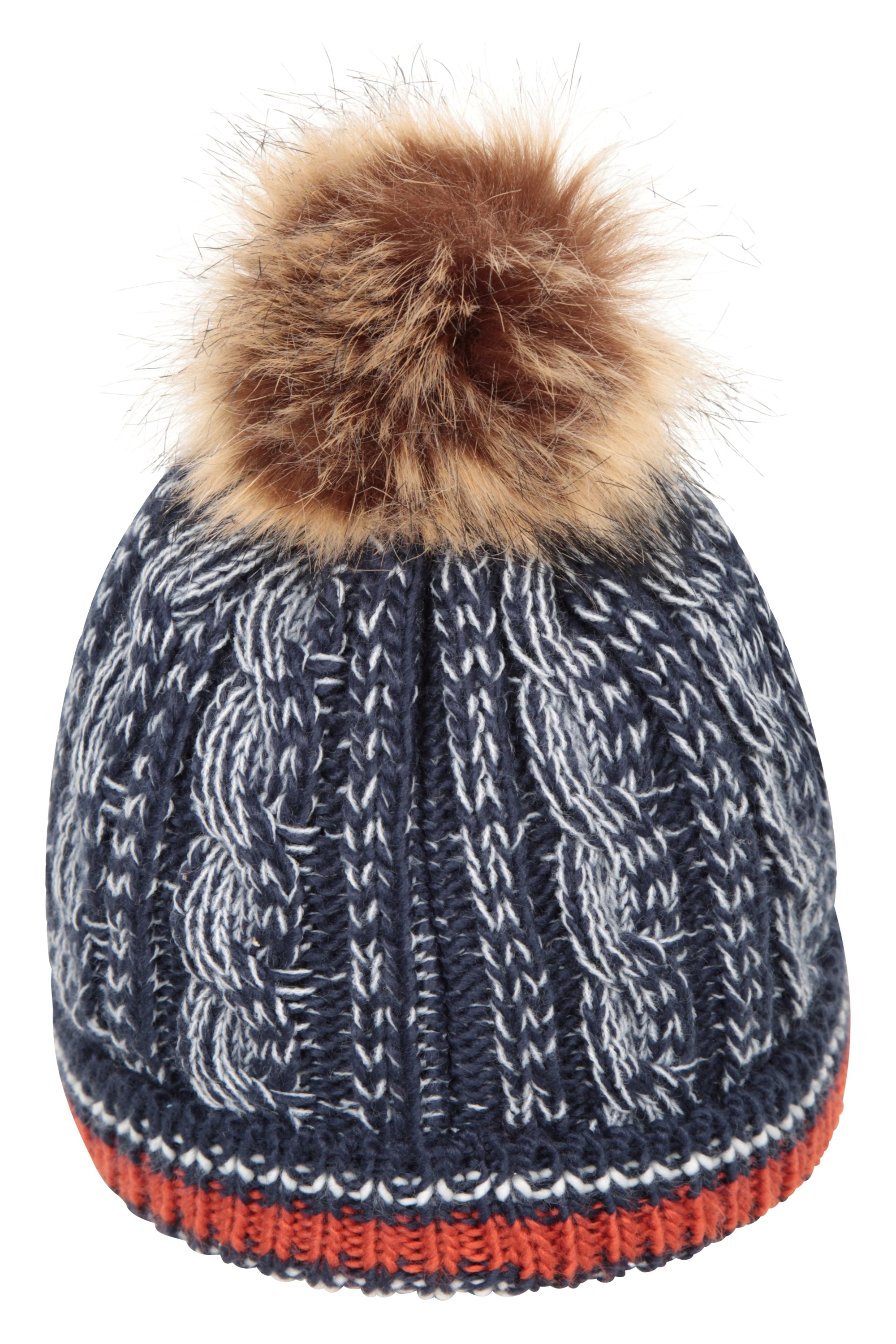 Badged Kids Pom-Pom Thermal Beanie