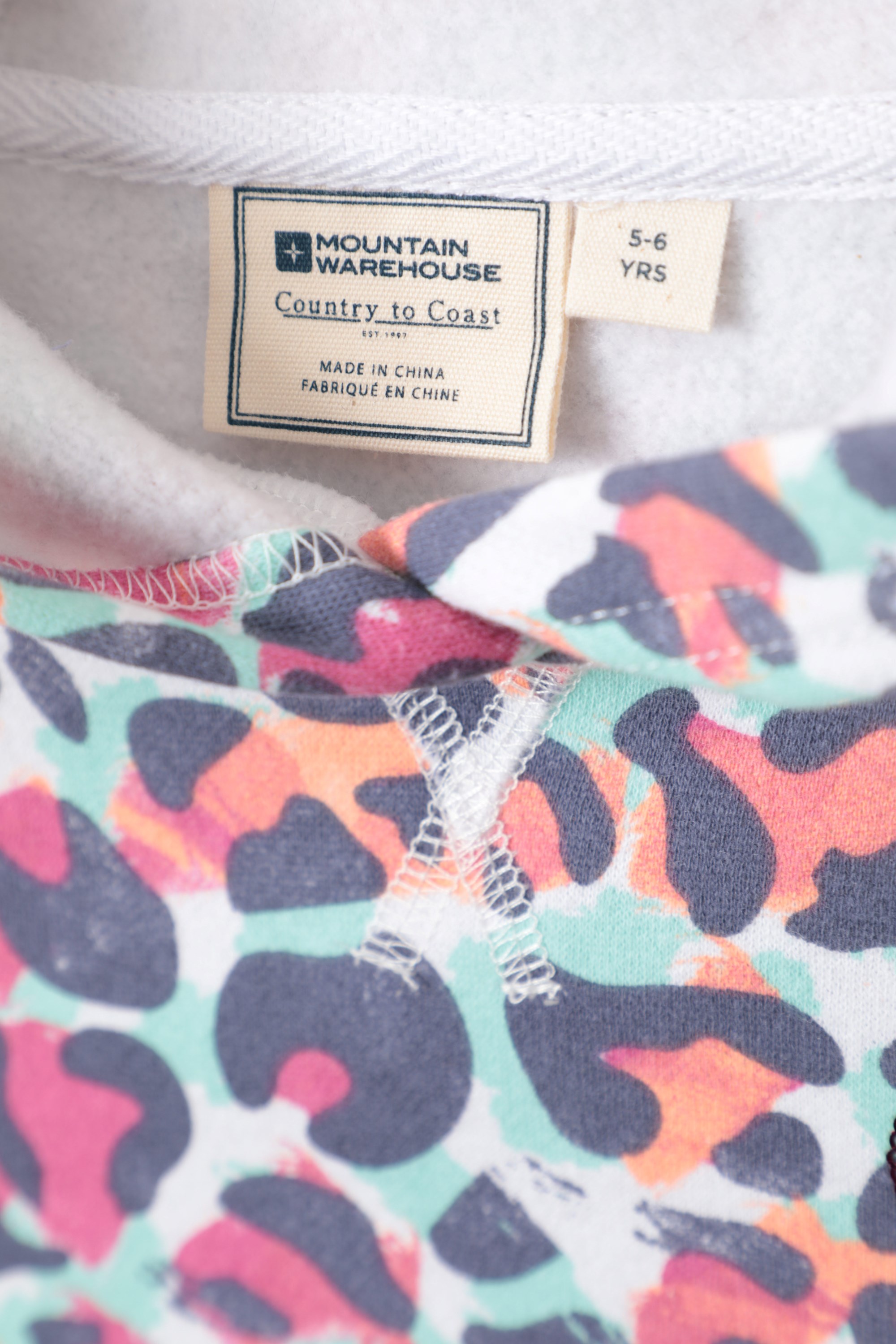 Leopard Print Kids Hoodie Mountain Warehouse US