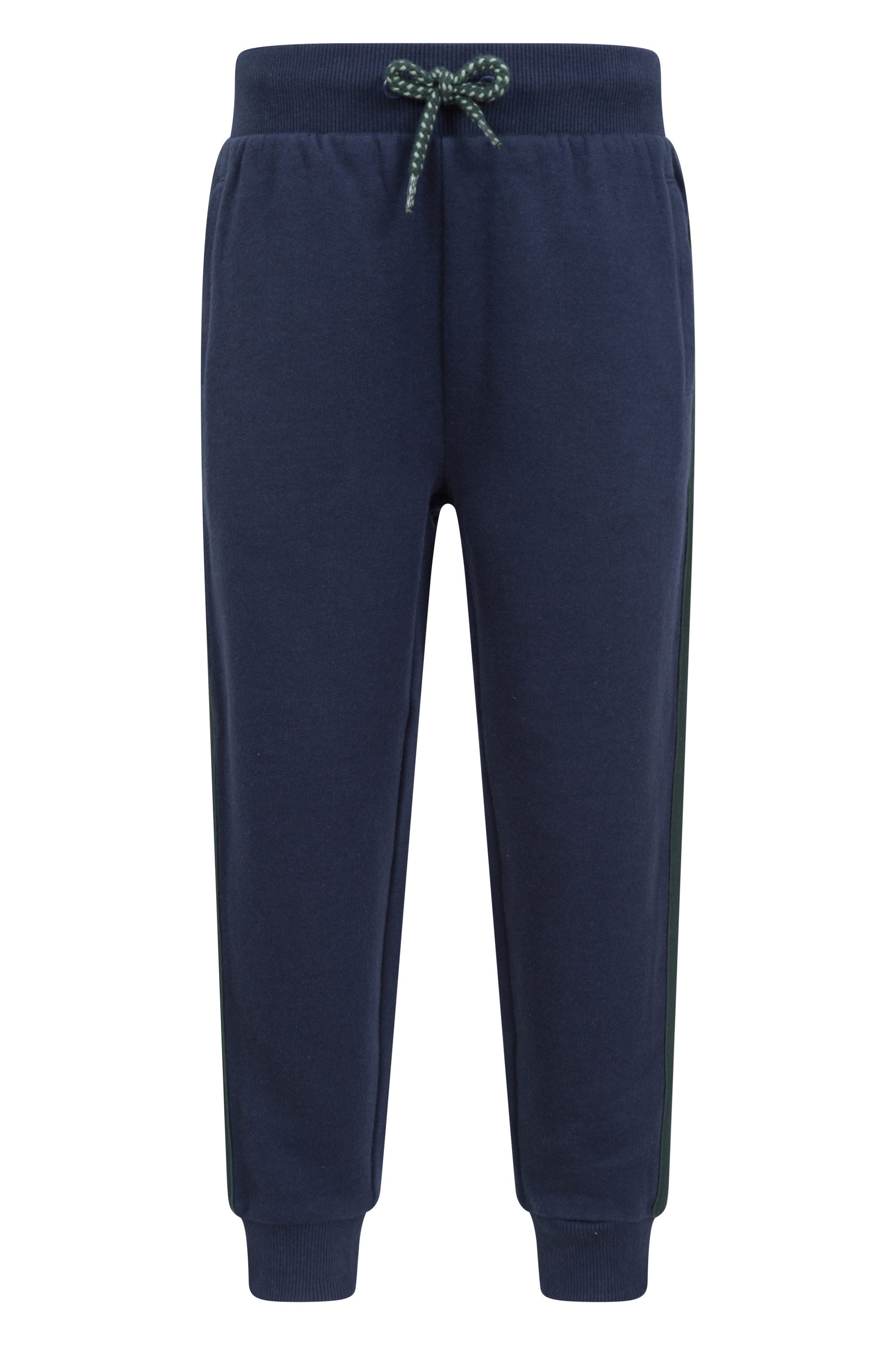Navy fleece joggers store