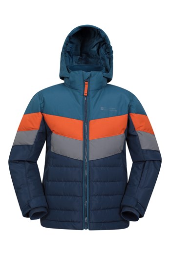 Jasper II Kids Water Resistant Ski Jacket Medium Grey
