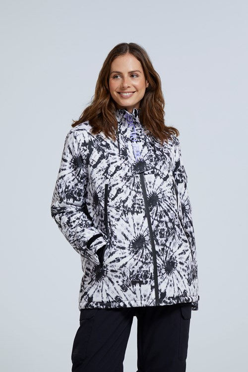Trail Recycled Womens Snow Jacket - Charcoal