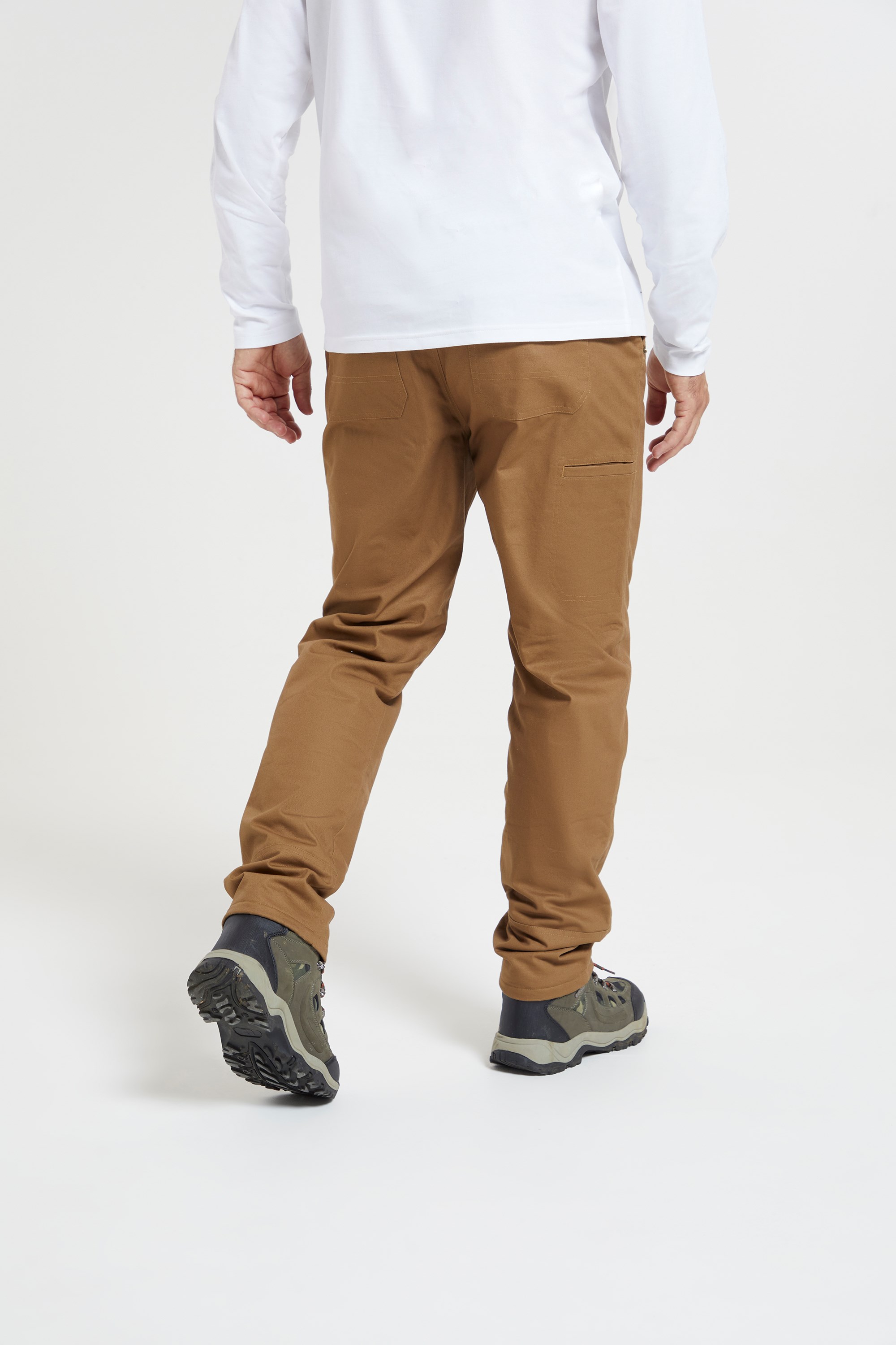 MENS FLEECE LINED Thermal Trousers Elasticated Waist Winter Casual Cargo  Pants 1699  PicClick UK