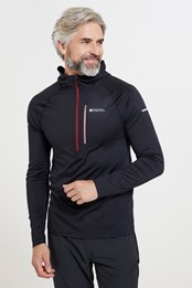 Solo Recycled Mens Slim Fit Hoodie Black