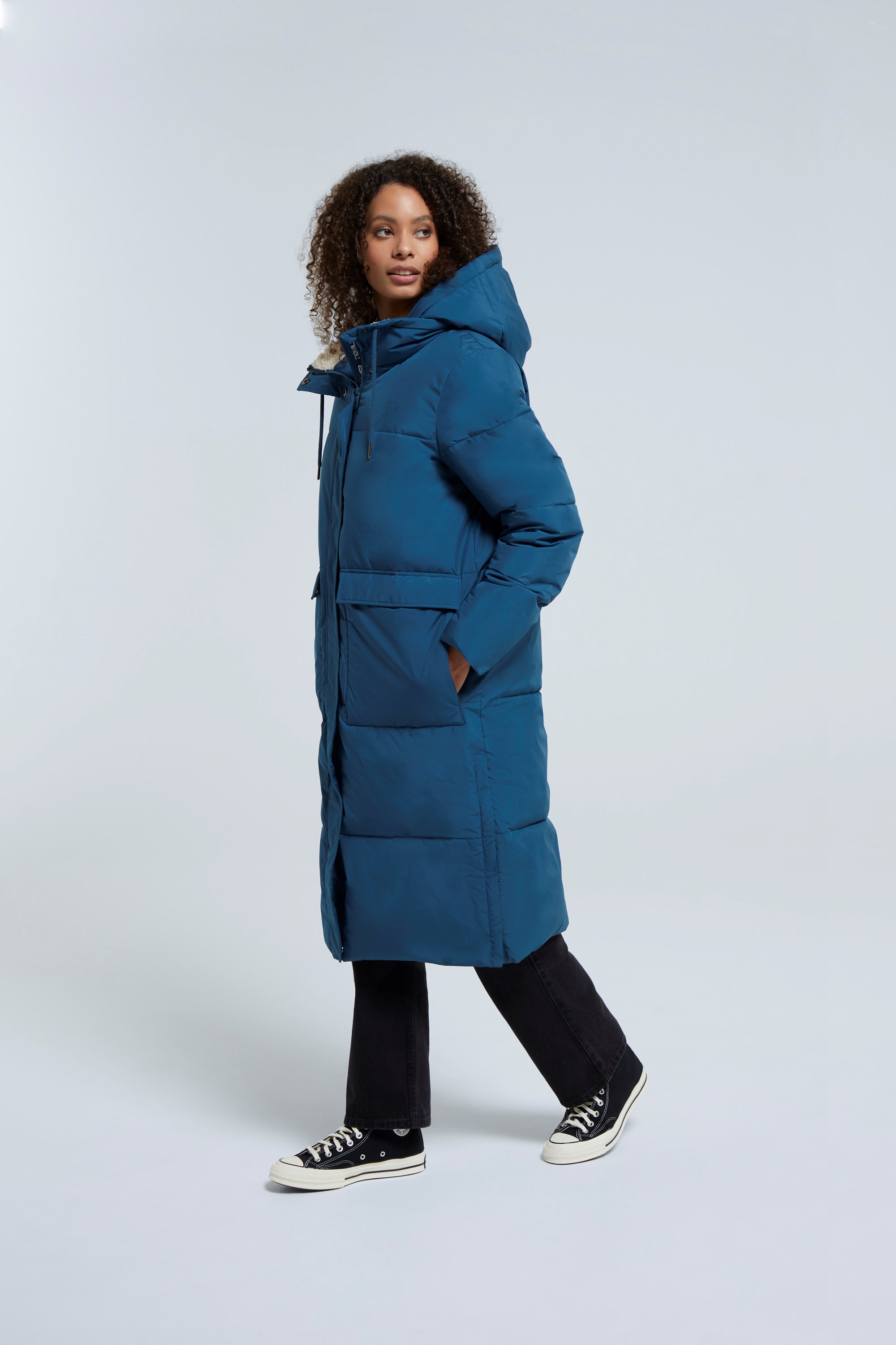 Long down clearance coat sale