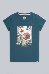 Sienna Kids Organic Garden T-Shirt Teal