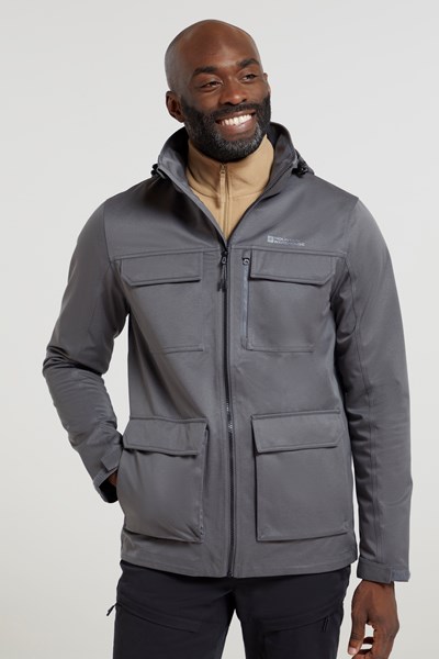 Stellar Mens Windproof Softshell Jacket - Grey