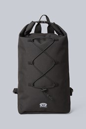 Wodoodporny plecak z materiałów z recyklingu Czarny