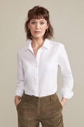 Helston Womens Oxford Shirt White