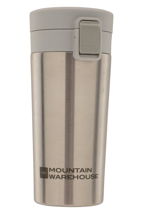500/350ml Silver Stainless Steel Insulated Coffee Travel Mug Spill