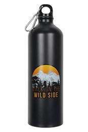 Walk On The Wild Side - Metallische 1L Trinkflasche Marine