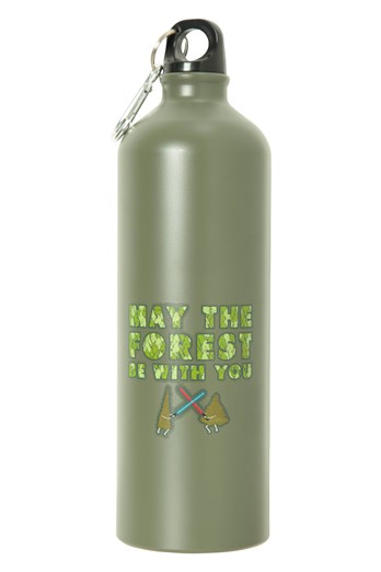 Water Bottles - 1 L Outdoor Military Canteen Bottle - GREEN #3 for