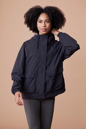 Urban chaqueta impermeable para mujer Negro