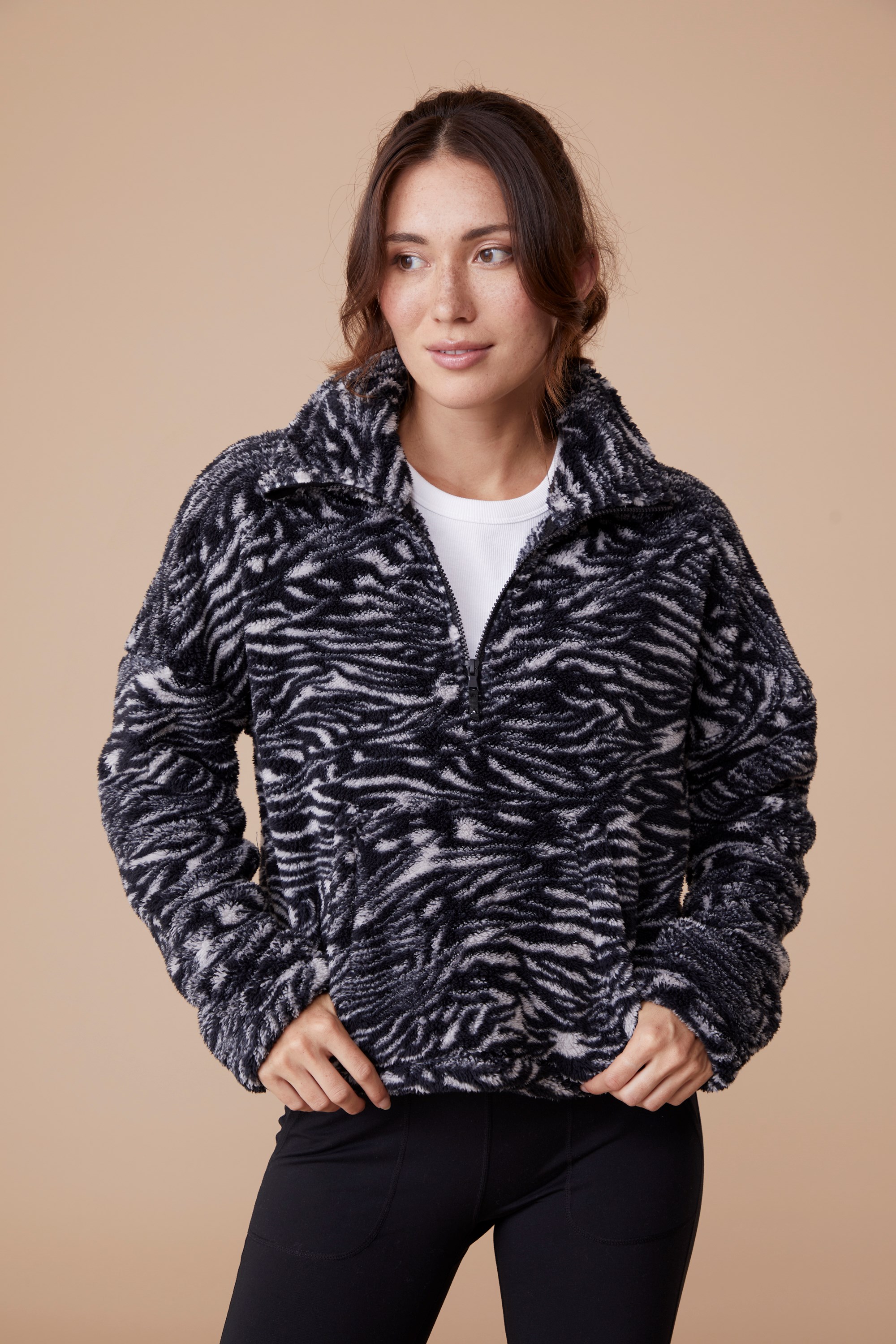 Active People Cosi Up Damen-Fleecejacke - Grau