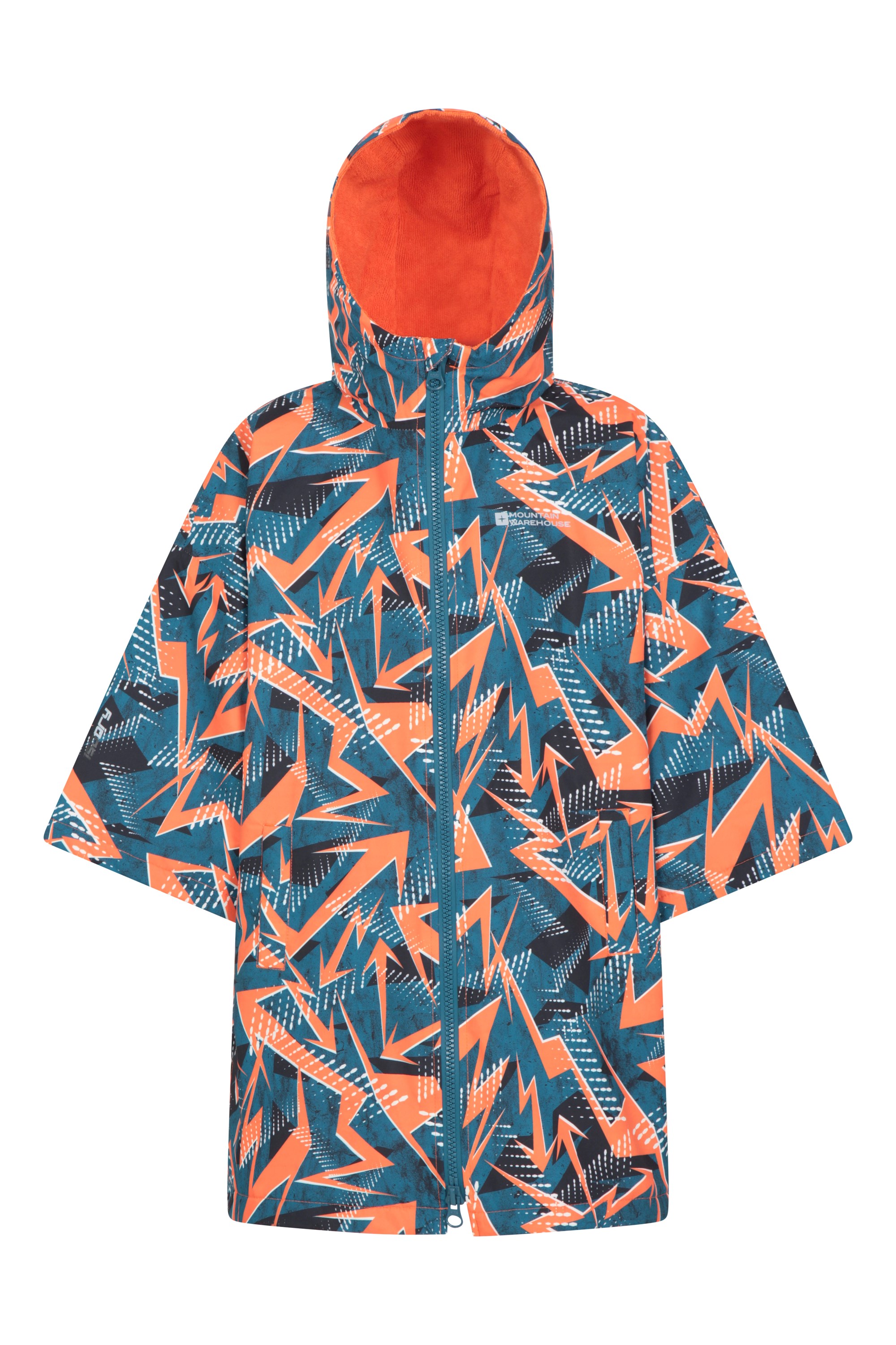 Wave Printed Kids Waterproof Swim Robe | Mountain Warehouse AU