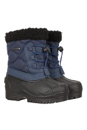 Arctic Junior Adaptive Waterproof Snow Boots Dark Blue