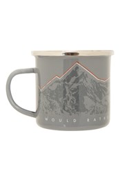 Emaille Tasse - I Would Rather Be Hiking