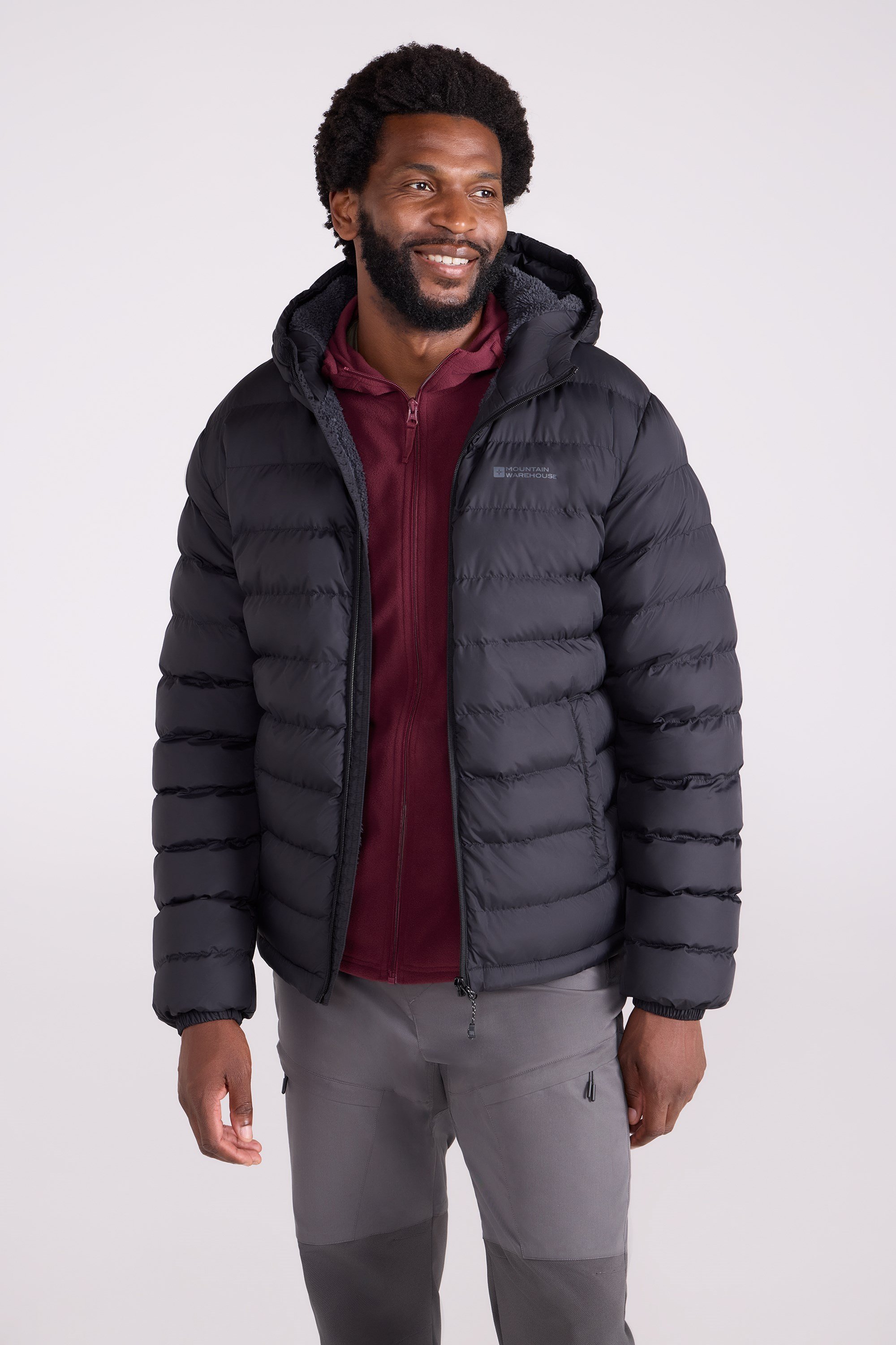 Seasons Mens Fur Lined Insulated Jacket