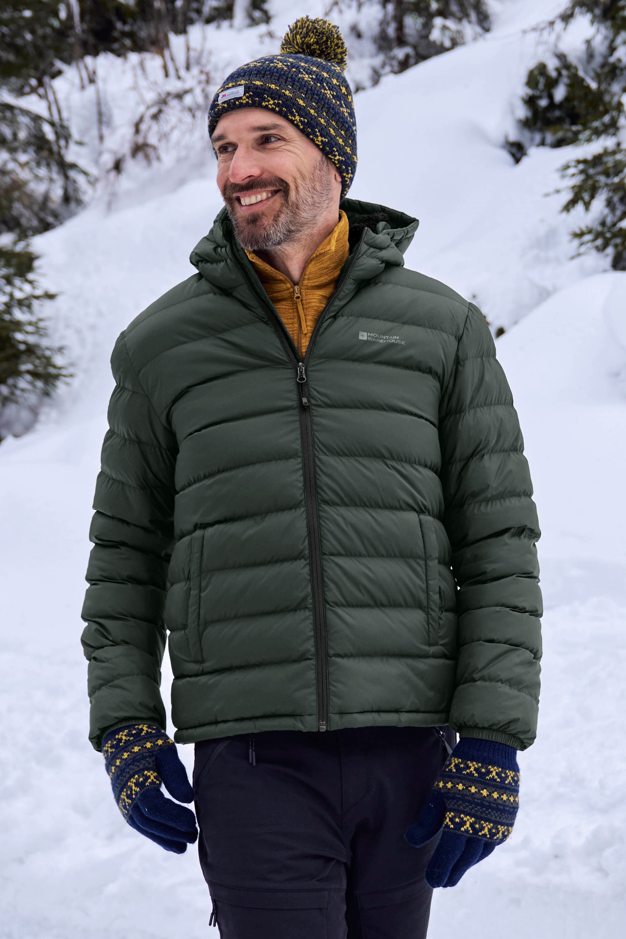 Mountain warehouse snow padded jacket online