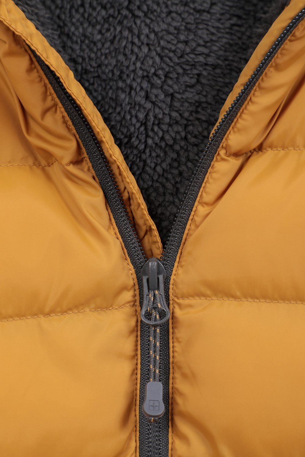 Mountain Warehouse Seasons Men's Fur Lined Padded Jacket Microfibre Insulation - Picture 53 of 54