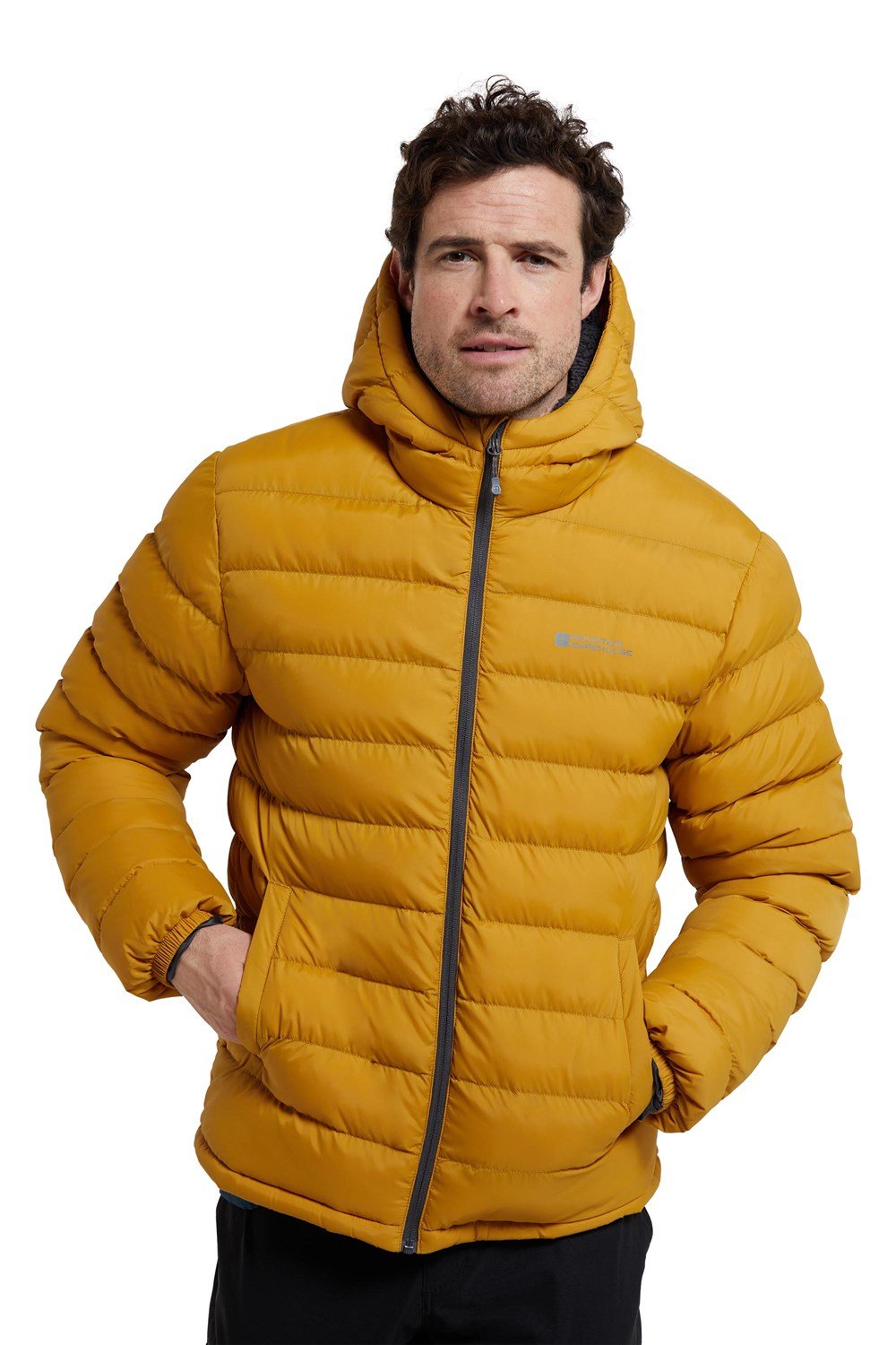 Mountain Warehouse Seasons Men's Fur Lined Padded Jacket Microfibre Insulation - Picture 54 of 54