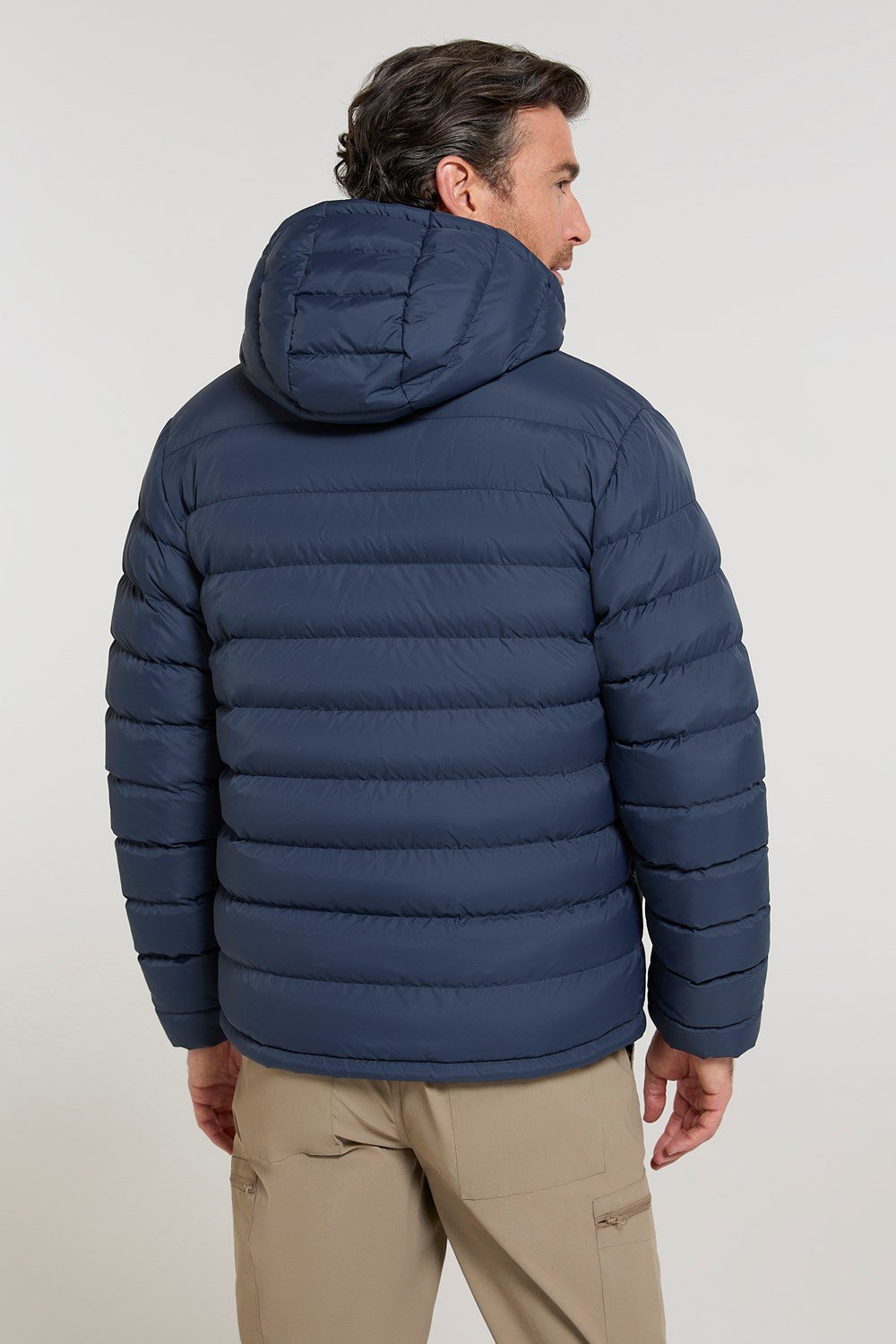 Mountain Warehouse Seasons Men's Fur Lined Padded Jacket Microfibre Insulation - Picture 34 of 54