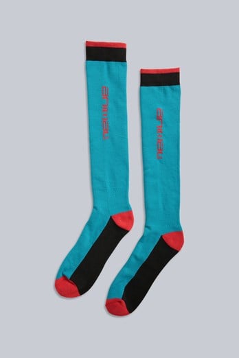 Downhill Mens Ski Socks Active Red