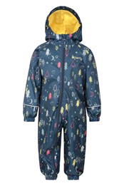 Spright Printed Junior Waterproof Rain Suit Midnight