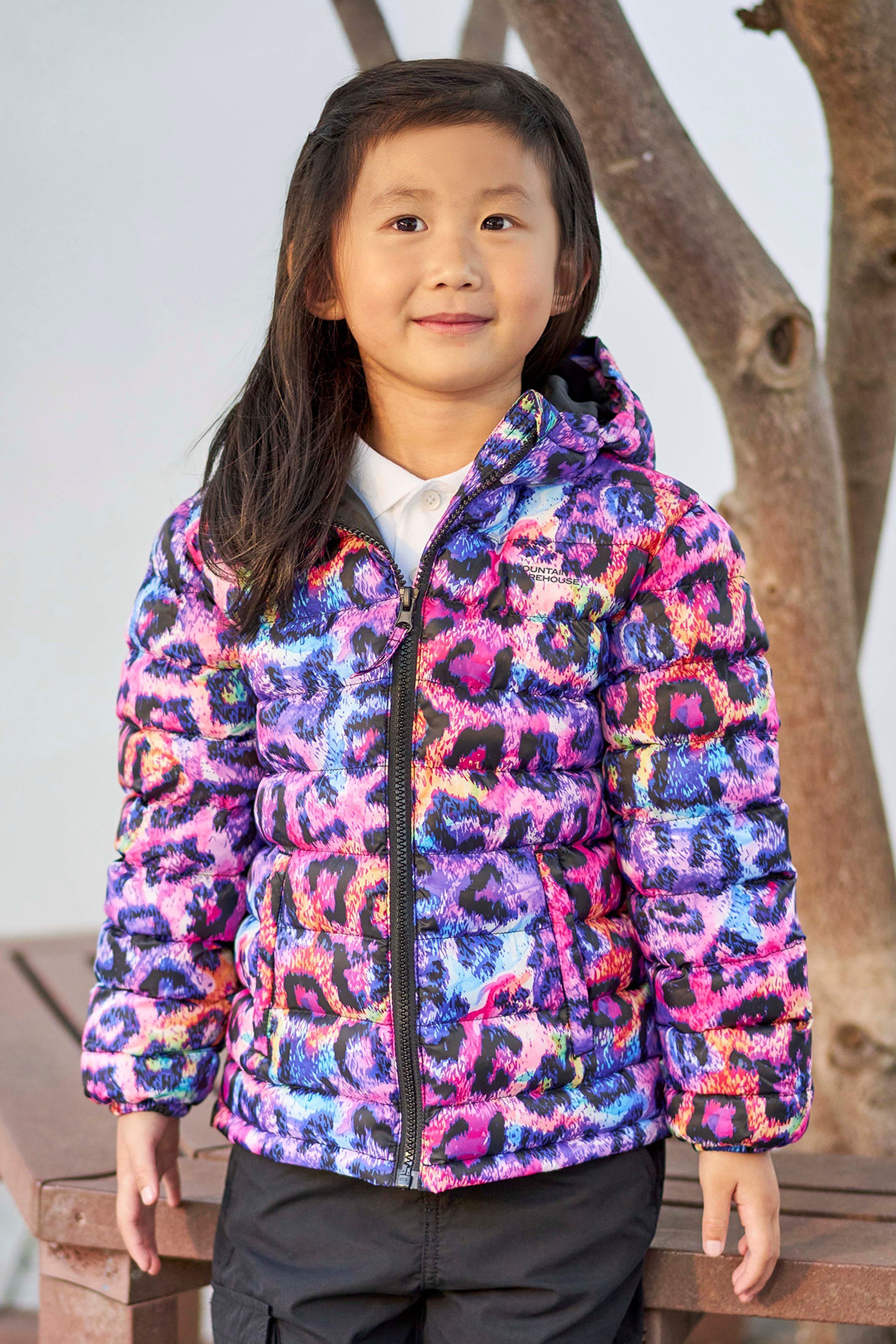 Seasons Kids Printed Padded Jacket | Mountain Warehouse GB